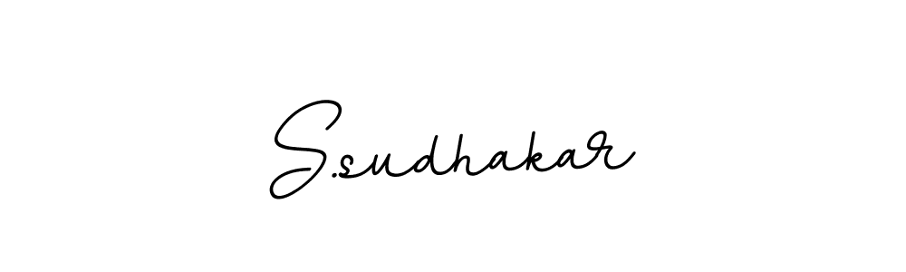 Design your own signature with our free online signature maker. With this signature software, you can create a handwritten (BallpointsItalic-DORy9) signature for name S.sudhakar. S.sudhakar signature style 11 images and pictures png