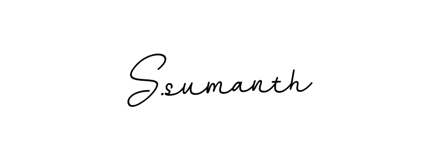 This is the best signature style for the S.sumanth name. Also you like these signature font (BallpointsItalic-DORy9). Mix name signature. S.sumanth signature style 11 images and pictures png