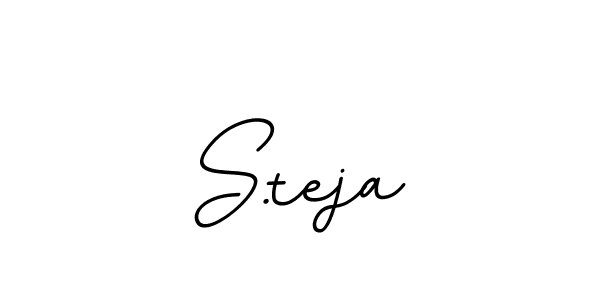 Similarly BallpointsItalic-DORy9 is the best handwritten signature design. Signature creator online .You can use it as an online autograph creator for name S.teja. S.teja signature style 11 images and pictures png