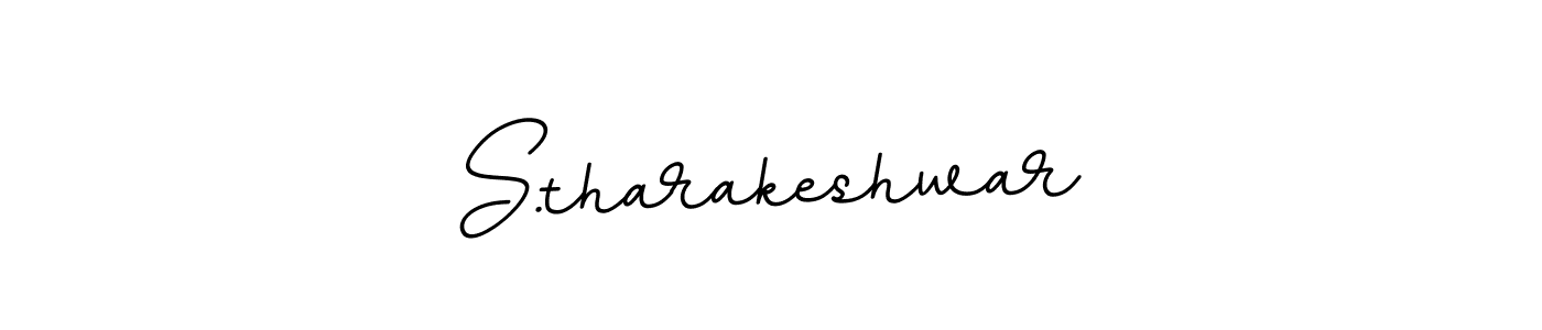 It looks lik you need a new signature style for name S.tharakeshwar. Design unique handwritten (BallpointsItalic-DORy9) signature with our free signature maker in just a few clicks. S.tharakeshwar signature style 11 images and pictures png