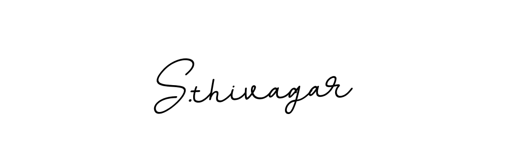 How to make S.thivagar name signature. Use BallpointsItalic-DORy9 style for creating short signs online. This is the latest handwritten sign. S.thivagar signature style 11 images and pictures png