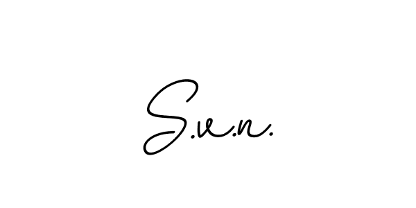 Best and Professional Signature Style for S.v.n.. BallpointsItalic-DORy9 Best Signature Style Collection. S.v.n. signature style 11 images and pictures png