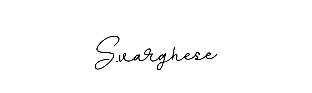 Also we have S.varghese name is the best signature style. Create professional handwritten signature collection using BallpointsItalic-DORy9 autograph style. S.varghese signature style 11 images and pictures png