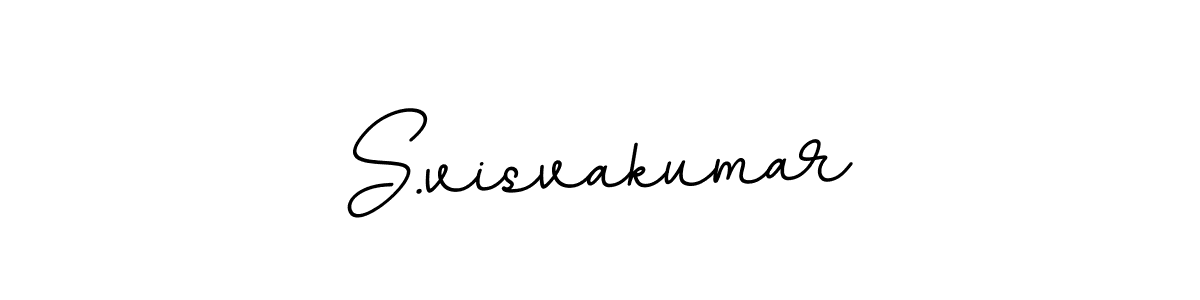 How to make S.visvakumar signature? BallpointsItalic-DORy9 is a professional autograph style. Create handwritten signature for S.visvakumar name. S.visvakumar signature style 11 images and pictures png