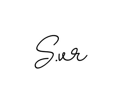 Make a beautiful signature design for name S.vr. With this signature (BallpointsItalic-DORy9) style, you can create a handwritten signature for free. S.vr signature style 11 images and pictures png