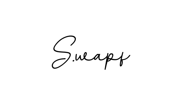 S.wapf stylish signature style. Best Handwritten Sign (BallpointsItalic-DORy9) for my name. Handwritten Signature Collection Ideas for my name S.wapf. S.wapf signature style 11 images and pictures png