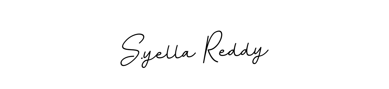 Make a beautiful signature design for name S.yella Reddy. Use this online signature maker to create a handwritten signature for free. S.yella Reddy signature style 11 images and pictures png