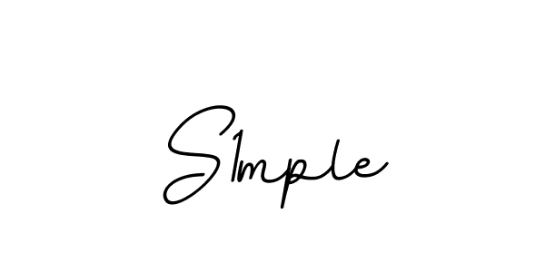 Also You can easily find your signature by using the search form. We will create S1mple name handwritten signature images for you free of cost using BallpointsItalic-DORy9 sign style. S1mple signature style 11 images and pictures png