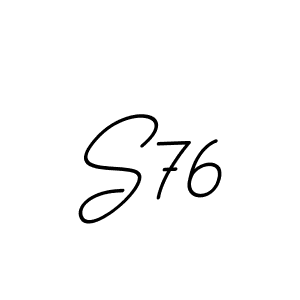BallpointsItalic-DORy9 is a professional signature style that is perfect for those who want to add a touch of class to their signature. It is also a great choice for those who want to make their signature more unique. Get S76 name to fancy signature for free. S76 signature style 11 images and pictures png