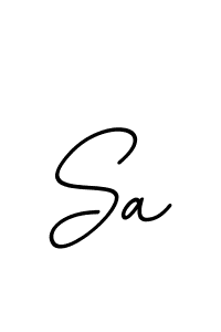 How to make Sa name signature. Use BallpointsItalic-DORy9 style for creating short signs online. This is the latest handwritten sign. Sa signature style 11 images and pictures png