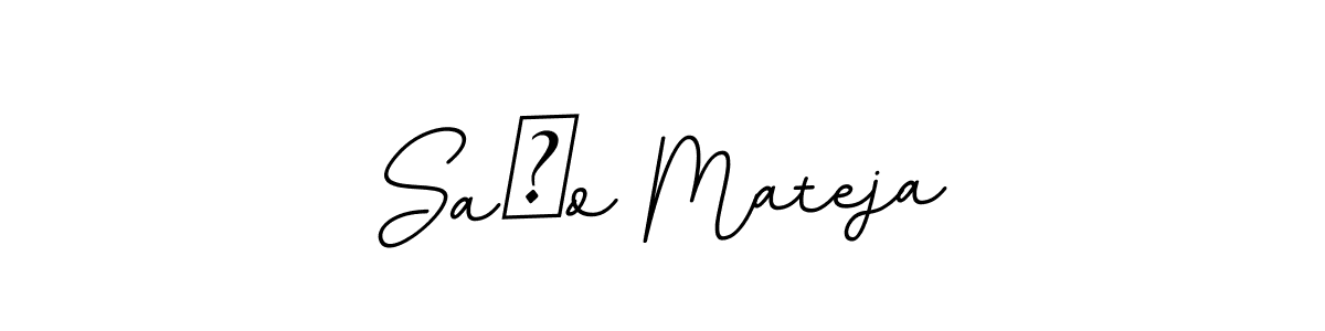 Create a beautiful signature design for name Sašo Mateja. With this signature (BallpointsItalic-DORy9) fonts, you can make a handwritten signature for free. Sašo Mateja signature style 11 images and pictures png