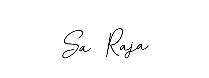 The best way (BallpointsItalic-DORy9) to make a short signature is to pick only two or three words in your name. The name Sa  Raja include a total of six letters. For converting this name. Sa  Raja signature style 11 images and pictures png