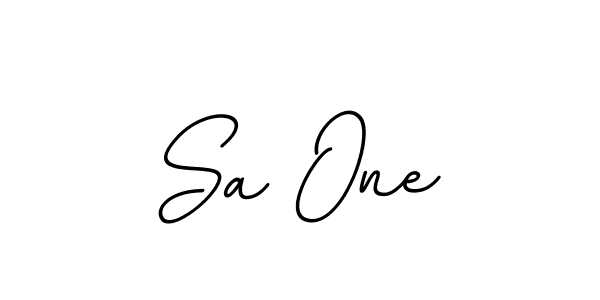 Design your own signature with our free online signature maker. With this signature software, you can create a handwritten (BallpointsItalic-DORy9) signature for name Sa One. Sa One signature style 11 images and pictures png