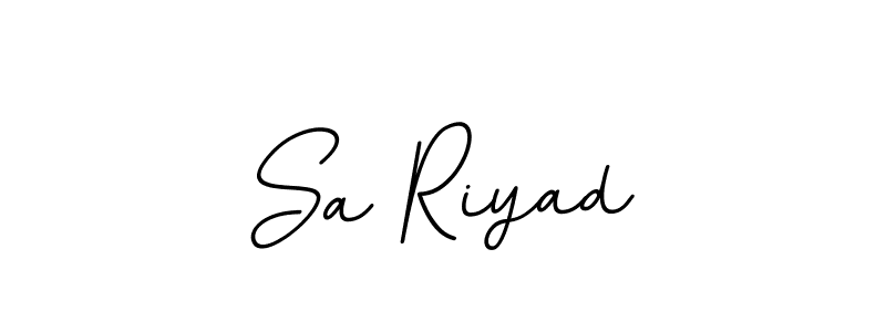 How to Draw Sa Riyad signature style? BallpointsItalic-DORy9 is a latest design signature styles for name Sa Riyad. Sa Riyad signature style 11 images and pictures png