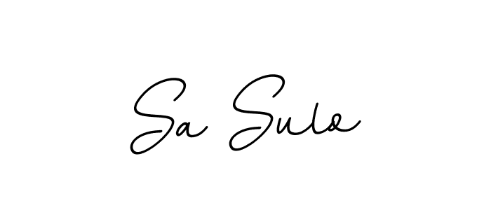 Make a beautiful signature design for name Sa Sulo. With this signature (BallpointsItalic-DORy9) style, you can create a handwritten signature for free. Sa Sulo signature style 11 images and pictures png