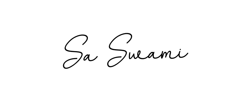How to make Sa Swami name signature. Use BallpointsItalic-DORy9 style for creating short signs online. This is the latest handwritten sign. Sa Swami signature style 11 images and pictures png