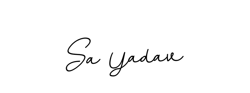 Here are the top 10 professional signature styles for the name Sa Yadav. These are the best autograph styles you can use for your name. Sa Yadav signature style 11 images and pictures png