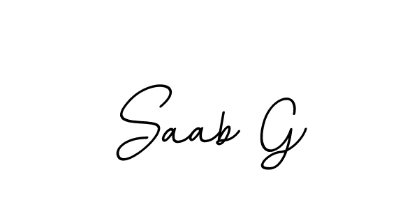 Make a beautiful signature design for name Saab G. With this signature (BallpointsItalic-DORy9) style, you can create a handwritten signature for free. Saab G signature style 11 images and pictures png