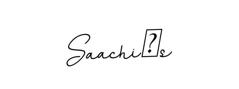 Saachi`s stylish signature style. Best Handwritten Sign (BallpointsItalic-DORy9) for my name. Handwritten Signature Collection Ideas for my name Saachi`s. Saachi`s signature style 11 images and pictures png