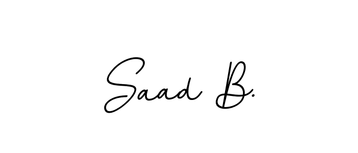 Check out images of Autograph of Saad B. name. Actor Saad B. Signature Style. BallpointsItalic-DORy9 is a professional sign style online. Saad B. signature style 11 images and pictures png