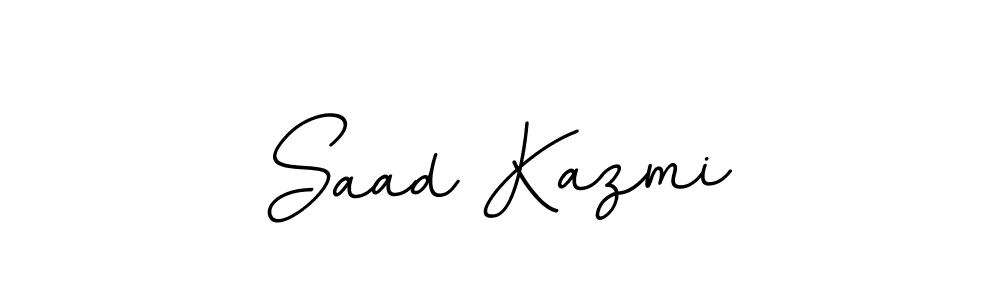 BallpointsItalic-DORy9 is a professional signature style that is perfect for those who want to add a touch of class to their signature. It is also a great choice for those who want to make their signature more unique. Get Saad Kazmi name to fancy signature for free. Saad Kazmi signature style 11 images and pictures png