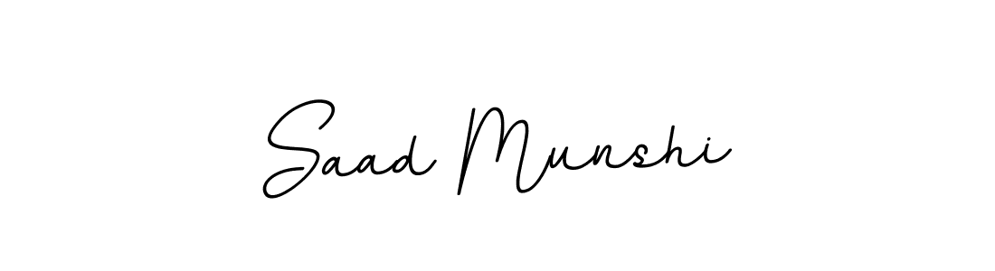 if you are searching for the best signature style for your name Saad Munshi. so please give up your signature search. here we have designed multiple signature styles  using BallpointsItalic-DORy9. Saad Munshi signature style 11 images and pictures png