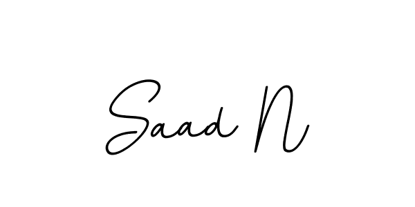 Similarly BallpointsItalic-DORy9 is the best handwritten signature design. Signature creator online .You can use it as an online autograph creator for name Saad N. Saad N signature style 11 images and pictures png