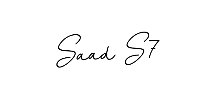 Once you've used our free online signature maker to create your best signature BallpointsItalic-DORy9 style, it's time to enjoy all of the benefits that Saad S7 name signing documents. Saad S7 signature style 11 images and pictures png