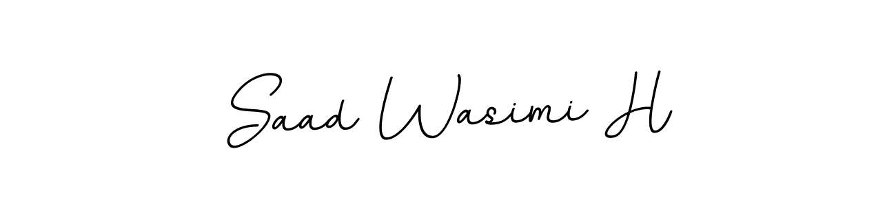 You can use this online signature creator to create a handwritten signature for the name Saad Wasimi H. This is the best online autograph maker. Saad Wasimi H signature style 11 images and pictures png