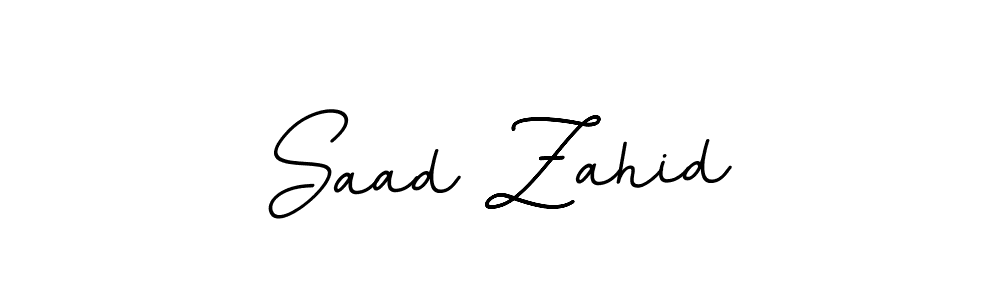 Make a beautiful signature design for name Saad Zahid. Use this online signature maker to create a handwritten signature for free. Saad Zahid signature style 11 images and pictures png