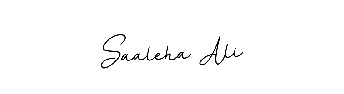 You should practise on your own different ways (BallpointsItalic-DORy9) to write your name (Saaleha Ali) in signature. don't let someone else do it for you. Saaleha Ali signature style 11 images and pictures png