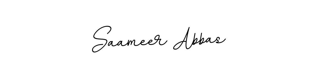 You should practise on your own different ways (BallpointsItalic-DORy9) to write your name (Saameer Abbas) in signature. don't let someone else do it for you. Saameer Abbas signature style 11 images and pictures png