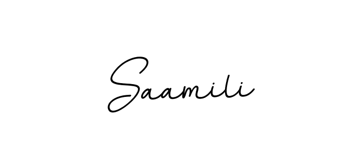 How to make Saamili signature? BallpointsItalic-DORy9 is a professional autograph style. Create handwritten signature for Saamili name. Saamili signature style 11 images and pictures png