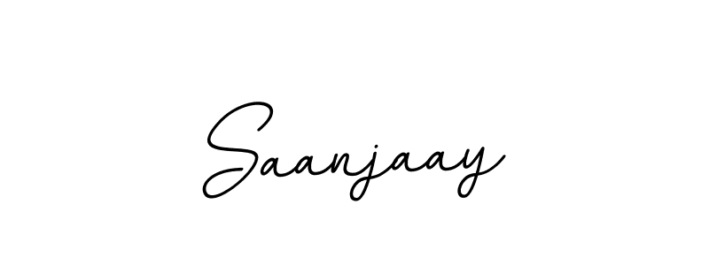 You should practise on your own different ways (BallpointsItalic-DORy9) to write your name (Saanjaay) in signature. don't let someone else do it for you. Saanjaay signature style 11 images and pictures png