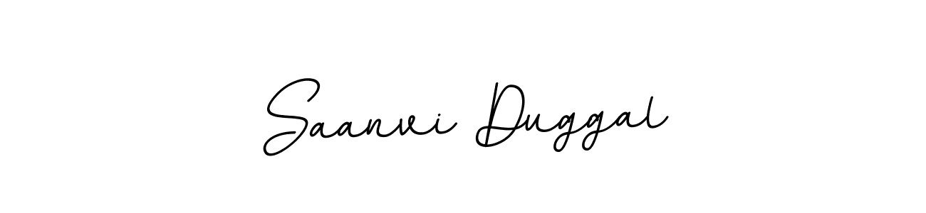 Make a beautiful signature design for name Saanvi Duggal. With this signature (BallpointsItalic-DORy9) style, you can create a handwritten signature for free. Saanvi Duggal signature style 11 images and pictures png