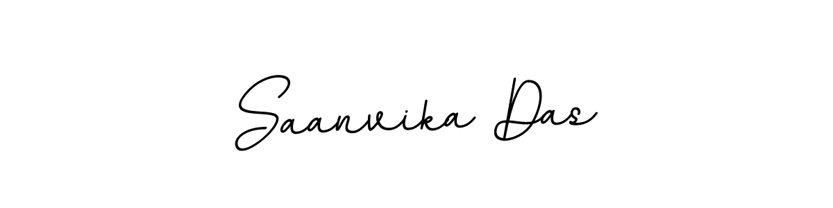 How to make Saanvika Das name signature. Use BallpointsItalic-DORy9 style for creating short signs online. This is the latest handwritten sign. Saanvika Das signature style 11 images and pictures png