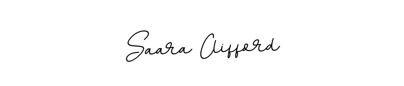 How to make Saara Clifford name signature. Use BallpointsItalic-DORy9 style for creating short signs online. This is the latest handwritten sign. Saara Clifford signature style 11 images and pictures png