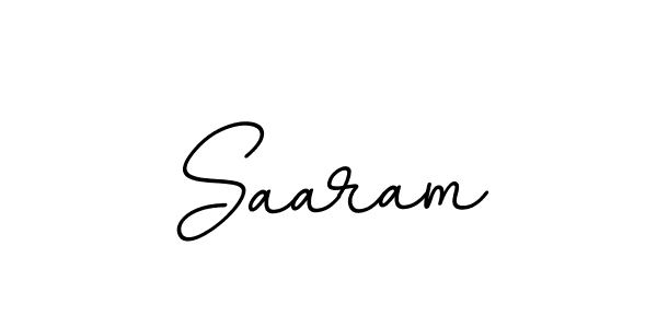 Create a beautiful signature design for name Saaram. With this signature (BallpointsItalic-DORy9) fonts, you can make a handwritten signature for free. Saaram signature style 11 images and pictures png