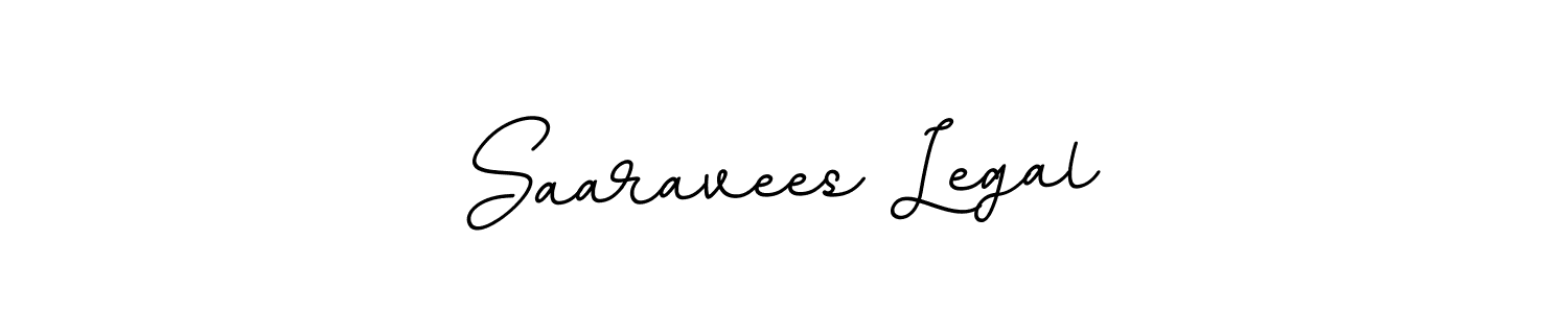 Use a signature maker to create a handwritten signature online. With this signature software, you can design (BallpointsItalic-DORy9) your own signature for name Saaravees Legal. Saaravees Legal signature style 11 images and pictures png