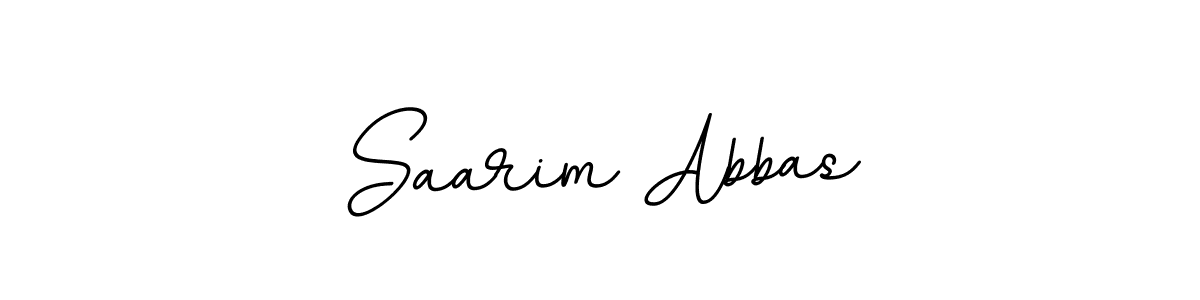 Design your own signature with our free online signature maker. With this signature software, you can create a handwritten (BallpointsItalic-DORy9) signature for name Saarim Abbas. Saarim Abbas signature style 11 images and pictures png