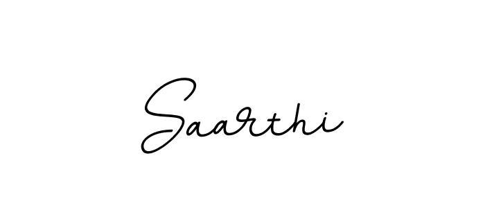 Design your own signature with our free online signature maker. With this signature software, you can create a handwritten (BallpointsItalic-DORy9) signature for name Saarthi. Saarthi signature style 11 images and pictures png