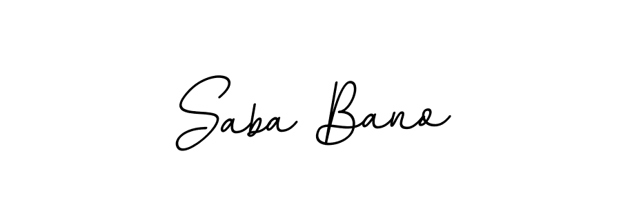 Make a beautiful signature design for name Saba Bano. Use this online signature maker to create a handwritten signature for free. Saba Bano signature style 11 images and pictures png