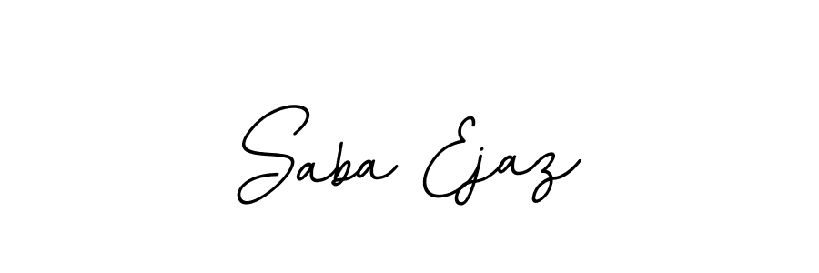 Also You can easily find your signature by using the search form. We will create Saba Ejaz name handwritten signature images for you free of cost using BallpointsItalic-DORy9 sign style. Saba Ejaz signature style 11 images and pictures png