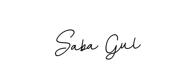 Make a beautiful signature design for name Saba Gul. With this signature (BallpointsItalic-DORy9) style, you can create a handwritten signature for free. Saba Gul signature style 11 images and pictures png