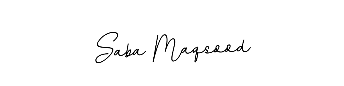 How to make Saba Maqsood signature? BallpointsItalic-DORy9 is a professional autograph style. Create handwritten signature for Saba Maqsood name. Saba Maqsood signature style 11 images and pictures png