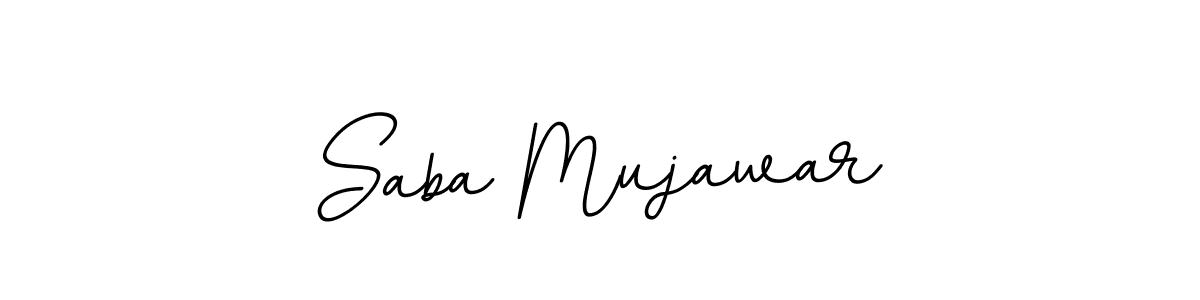 Design your own signature with our free online signature maker. With this signature software, you can create a handwritten (BallpointsItalic-DORy9) signature for name Saba Mujawar. Saba Mujawar signature style 11 images and pictures png