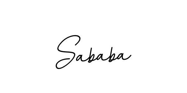 How to make Sababa signature? BallpointsItalic-DORy9 is a professional autograph style. Create handwritten signature for Sababa name. Sababa signature style 11 images and pictures png