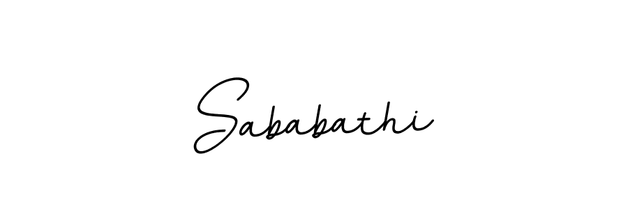 Use a signature maker to create a handwritten signature online. With this signature software, you can design (BallpointsItalic-DORy9) your own signature for name Sababathi. Sababathi signature style 11 images and pictures png