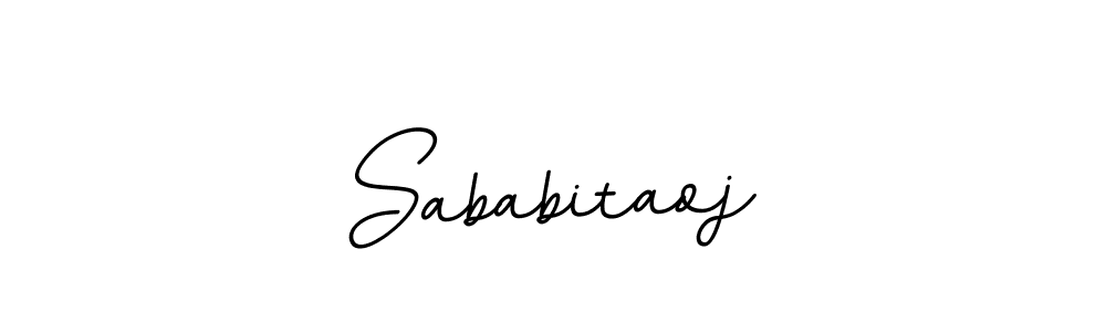 if you are searching for the best signature style for your name Sababitaoj. so please give up your signature search. here we have designed multiple signature styles  using BallpointsItalic-DORy9. Sababitaoj signature style 11 images and pictures png