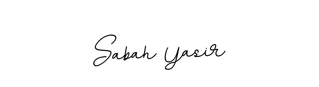 Sabah Yasir stylish signature style. Best Handwritten Sign (BallpointsItalic-DORy9) for my name. Handwritten Signature Collection Ideas for my name Sabah Yasir. Sabah Yasir signature style 11 images and pictures png